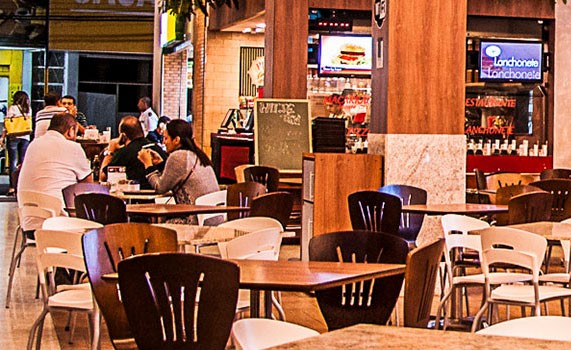 Conheça a nova praça de alimentação